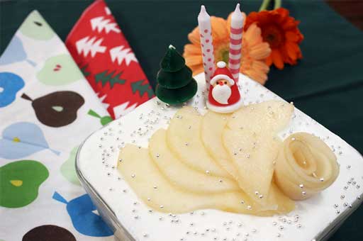 ル レクチェのクリスマススコップケーキ